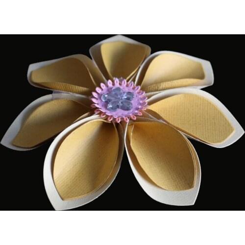 1 Pcs /set 3D Flower Metal Cutting Dies Stencils For DIY Scrapbooking Photo Album Card Paper Embossing Handcraft Die Cuts 2019