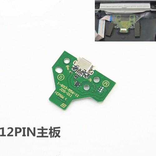 100pcs JDS-001 JDS-011 12pin 14pin USB Charging Port Connector Socket Circuit Board For Playstation PS4 Controller Power Charger