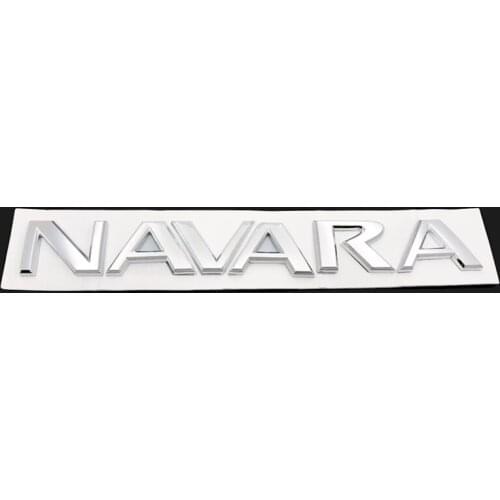 10x NAVARA ABS Chrome Emblem Sticker For NAVARA Car Styling Accessories