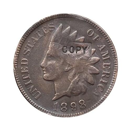 1898 Indian head cents coin copy
