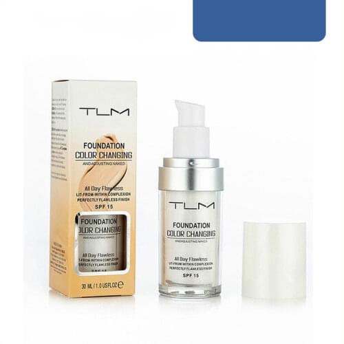 30ml Temperature Change Complexion Liquid Foundation Cream Concealer Hydrating Makeup Coverage Base Cosmetics Primer