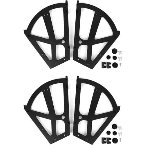 4Pcs/Set Home Furniture Shoes Drawer Cabinet Hinge Flip Plate Frame Turning Rack Accessory Pivot Hinge for Door Accessories
