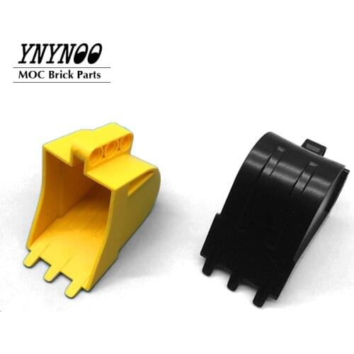 4Pcs/Lot High-Tech SHOVEL 4X5X7 W/ 4.85 HOLE MOC Brick Parts Educational Building Blocks DIY Toys Compatible with 24120 Parts