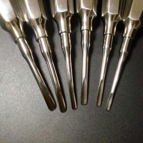 6 Pcs quite invasive Dental tongue scraper Very minimally invasive tooth extraction tooth dental instruments