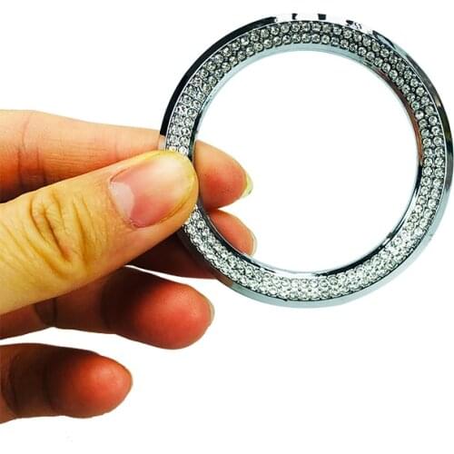 Automobile Accessories Interior Sticker Car Steering Wheel Alloy Decorative Ring For E39 E36 E60 E90 E34 BMW E46 X5 X1 X6