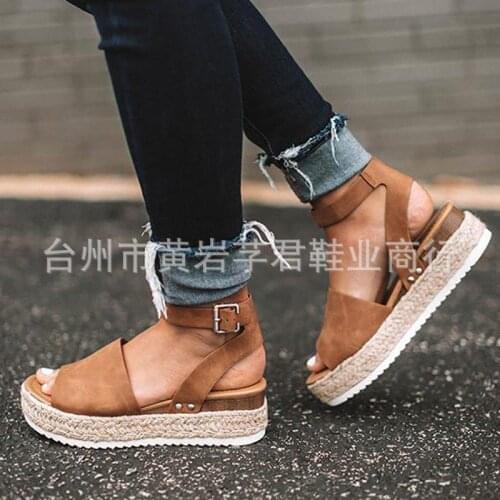 Sandals Women Wedges Shoes Pumps High Heels Sandals Summer 2019 Flip Flop Chaussures Femme Platform Sandals Sandalia Feminina