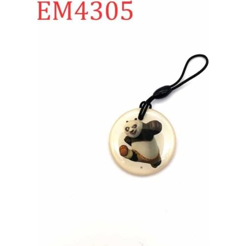 125Khz Rewritable Writable Blank Access Card Keyfob Token Tag T5577 EM4305 Copy Clone RFID Badge Keychain Fast Shipping 1Pcs