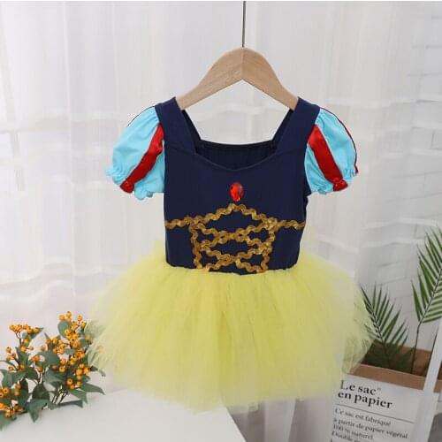 Ruifglasb Kids Girls Ballet Tutus dress Princess Snow White Clothes Dress Up Dance Costumes Cosplay Ballet Bodysuit