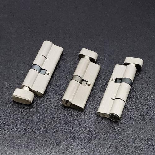 DIY Pure Copper Lock Core Security Hardware Lock Cylinder Interior Bedroom Living Handle Brass Key