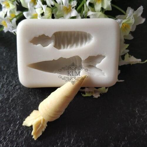 KLM-0047 Carrot silicone mold Chocolate mold Cake decoration tools Fondant mould