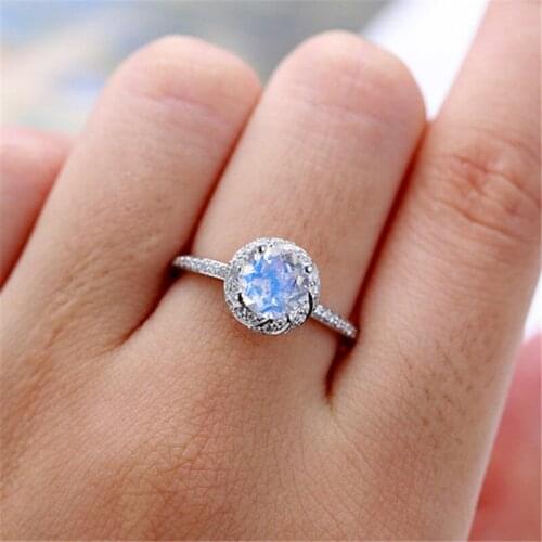 Fashion Lady Exquisite Ring Lady Wedding Engagement Jewelry Gift Love Lover Anniversary Trend Classic Party Ring