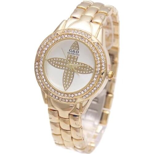 Fashion Casual Ladies Steel Band Explosive Quartz Watch Japanese Movement Diamond Womens Watch Stainless Steel Watch