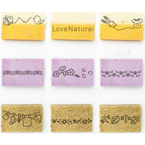 Natural handmade soap standard Mini soap diy stamp seal chapter