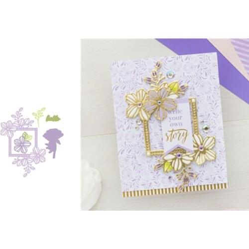 ZY 2021 New Arrival Presell flower Metal Cutting Dies for DIY Scrapbooking/photo album Decorative Embossing DIY Paper Cards
