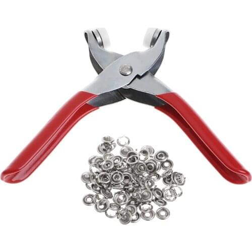 Metal Prong Ring Snap Fasteners Buttons Press Studs Sewing Craft Fastener Snap Pliers Craft Tool Buttons