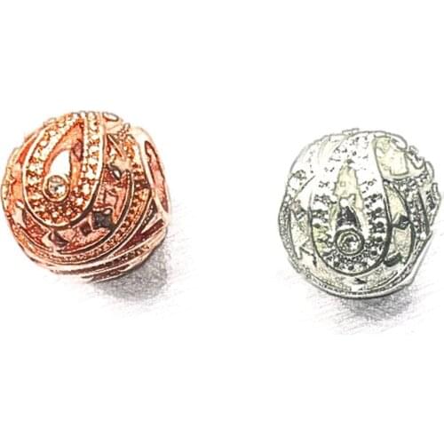 Silver Paisley Design Karma Beads Fit Bracelet Necklace, 2018 Bijoux DIY Bead Accessories Gift For Jewelry Making For Women Men