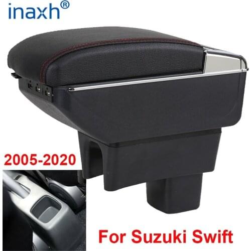 For Suzuki Swift Armrest box 2005-2019 Car armrest car accessories interior storage box Retrofit parts 2011 2013 2015 2016