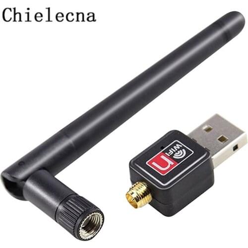 Portable USB Wifi Adapter 150Mbps 2dB WiFi Dongle Wi-fi Receiver Wireless Network Card 802.11b/n/g High Speed wi fi Ethernet