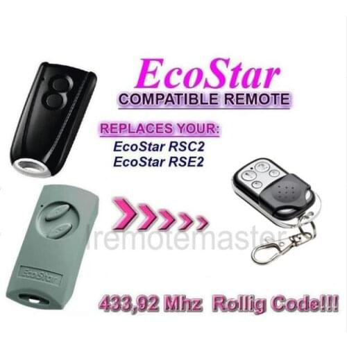 Hormann Ecostar RSE2 RSC2 comaptible Handsender 433Mhz rolling code remote beautiful