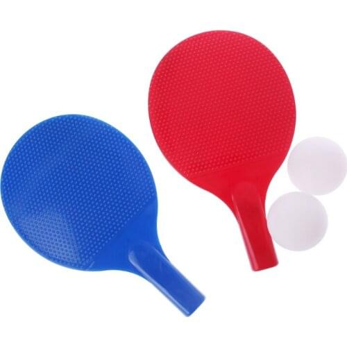 Q1FF Hot Plastic Table Tennis Racket Kids Toys Fitness Entertainment Ping Pong Paddle