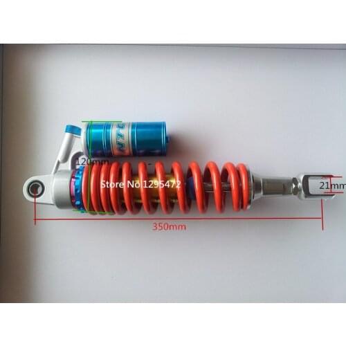 Universal 10mm spring 350mm-355mm fork suspension air shock absorber for honda yamaha suzuki kawasaki atv