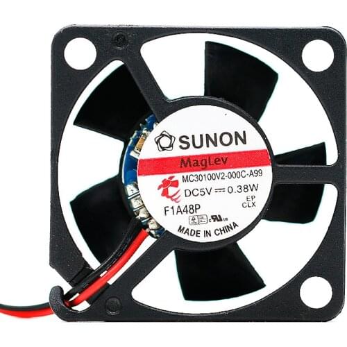 2cps 30mm fan For Sunon MC30100V2-000C-A99 3010 5V 0.38W Quiet Cooling Fan 4.6CFM 8000RPM