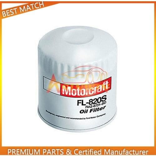 High Quality Oil Filter FL-820S For FORD E-350 E-150 F-250 F-350 F-450 F-550 F59 Dodge Challenger Chrysler 300 MG ZT 260 Mazda5C