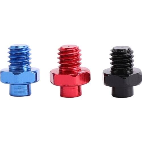 10pcs Mountain Bike Bicycle Pedal Bolts Screw Aluminum Alloy Fixed Stud Gear Anti-Skid M4 Aluminum alloy Stud Stud Pin Nail Foot