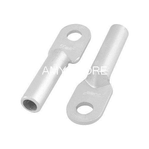 5pcs 11mm Bolt Hole 10mm Tubular Wire Connector Aluminum Cable Lugs