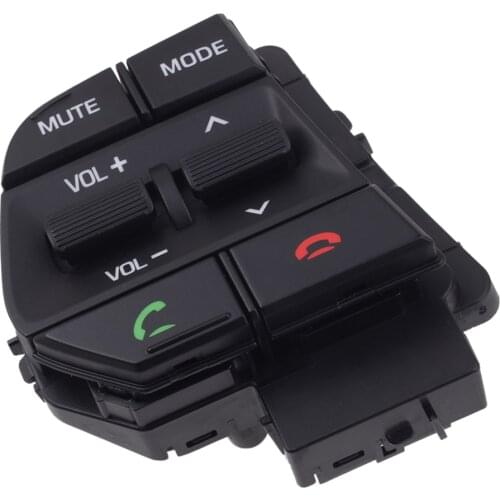 6 Pins Car Left Steering Wheel Switch Volume Control 96700-C1030 Fit for Hyundai Sonata 2015 2016