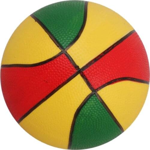 9'' Kids Toy Gift Mini Basketball Pet Dog Toy Ball-Green&Yellow&Red
