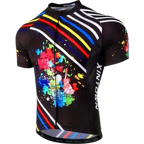 Quick Dry Summer Bicycle Jersey Colorful Cycling Jerseys Short Sleeve Ciclismo Ropa Hombre T Shirts Men Women Cycling Clothing