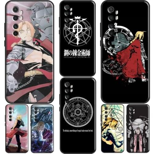 Fullmetal Alchemist Edward Elric For Xiaomi Mi 10T Pro Mi Note 10 Lite Mi 11 Ultra Phone Case For POCO F3 F2 F1 M3 X3 Pro