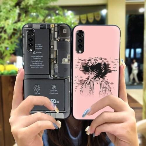 Phone holder Shockproof Phone Case For LG Velvet 4G/5G Fashion Design Glitter Phone stand Silicone