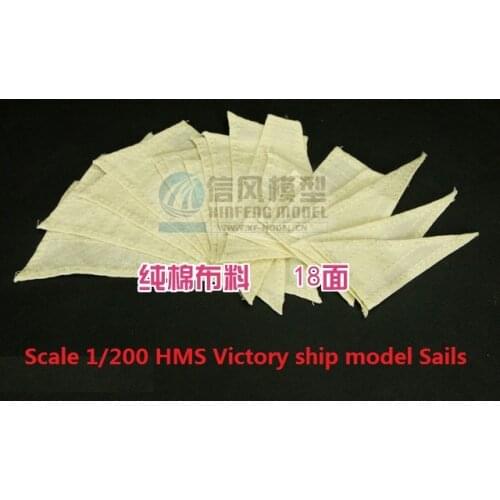 Wooden ship model sails : suit for scale 1/200 HMS Victory ship model