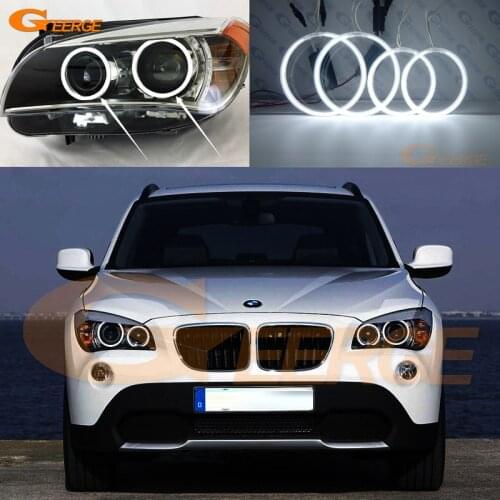 For BMW X1 E84 2009 2010 2011 2012 2013 2014 2015 Excellent Ultra bright CCFL Angel Eyes Halo Ring Day Light Car styling