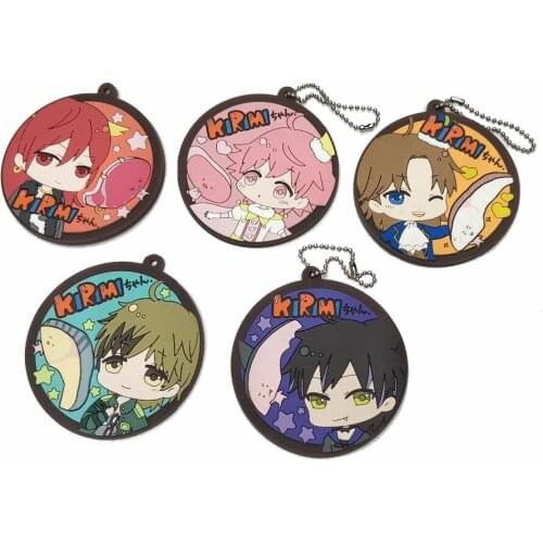 KIRIMI Original Japanese anime figure rubber Silicone sweet smell mobile phone charms/key chain/strap D308
