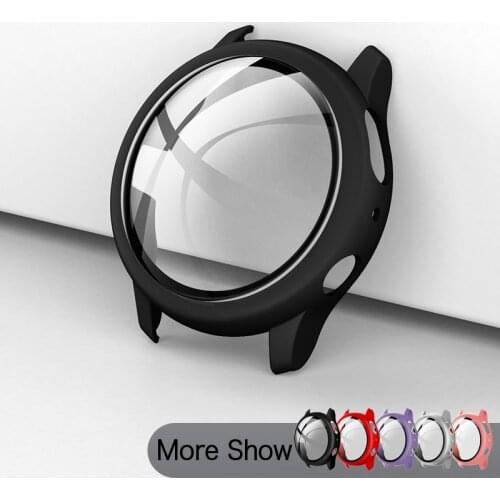 Matte Case Film For Samsung Galaxy Active 2 40mm 44mm Tempered Glass Full Watch Cover Smartwatch Screen Protector Cases Shell
