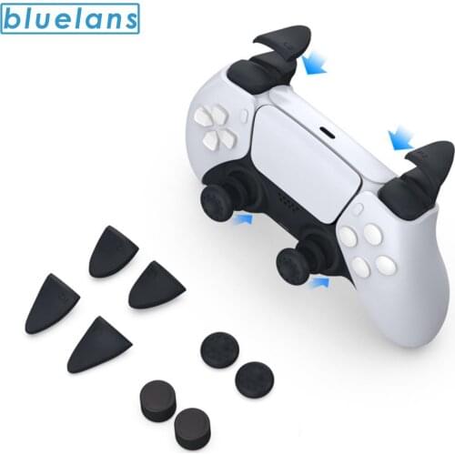 8Pcs Non-slip Gamepad Joystick Rocker Button Caps L2R2 8-In-1 Thumb Grip Cap For PlayStation 5 Game Console Accessory for PS5