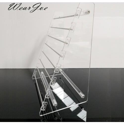 Clear Revolving European Charm Beads Display Holder Bracelet Drop Earring Jewelry Showing Stand Shlef Pendant Organizer Showcase