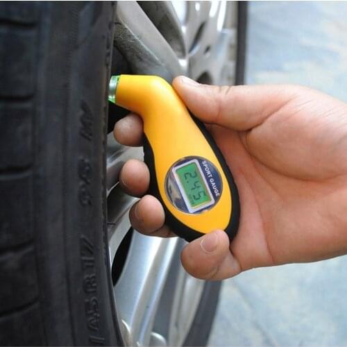 QILEJVS Tire Pressure Guage Digital Car Bike Truck Auto Air PSI Meter Tester Tyre Gauge