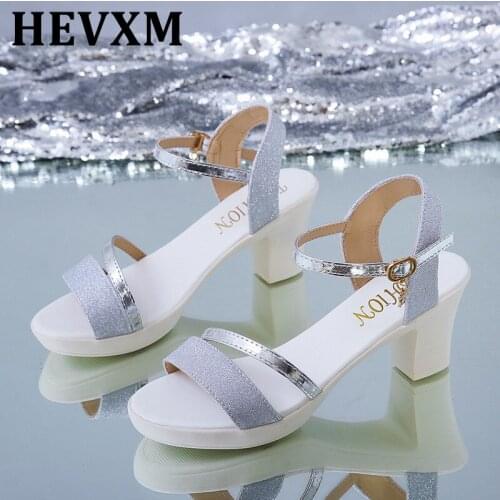 Fashion Bohemian Sandals Women Shoes Woman Comfortable Platform Leather Buckle Strap High Heels Sandals Plus Size Ladies Sandals