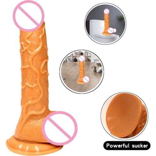 Thick Dildo Artificial Penis For Women Skin Feel Male Realistic Penis Large Horse Dildos Sex Toys Female Masturbator Erotic Shop