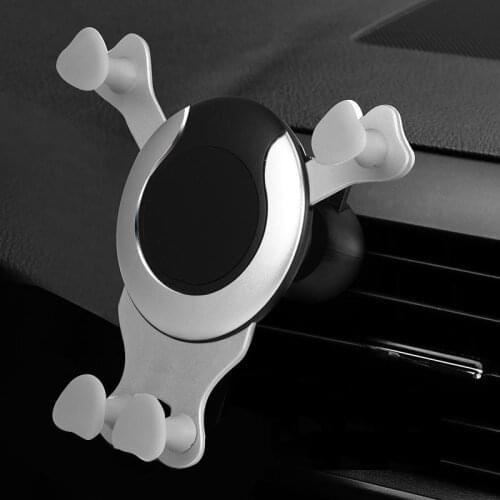 Universal Smartphone Car Air Vent Mount Holder Cradle Compatible With iPhone X/8/7/7P/6s/6P/5S, Galaxy S5/S6/S7/S8/S9 and More