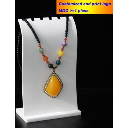 Vertical Necklace Display Stand Jewelry Showing Case Organizer Necklace Holder Jewellery Display Organizer Props