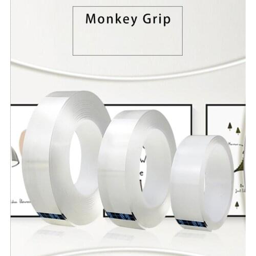1M/2M/3M/5M Nano magic Tape Double Sided Tape Transparent NoTrace Reusable Waterproof Adhesive Tape Cleanable Home gekkotape
