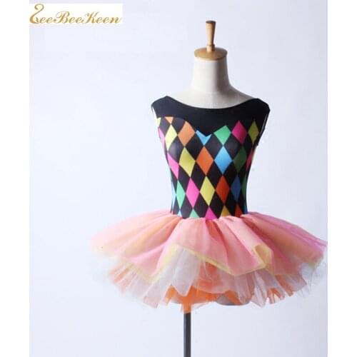 Ballet Dress/Clothes For Girls Adult Ballet Tutu Colorful Gymnastics Leotard Romantic Ballet Costumes Ballet Leotards For Women