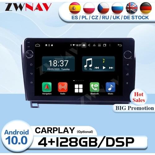 Carplay 2 Din Android 10.0 For Toyota Sequoia Tunda 2012 Car Radio Receiver Audio Stereo GPS Video Player Navigation Head Unit