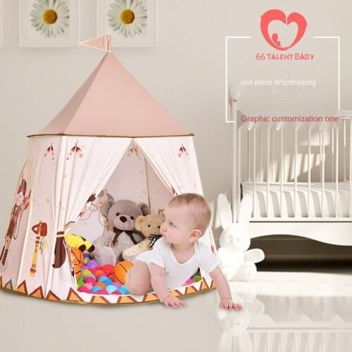 Childrens Folding Indoor Tent Dollhouse Big Yurt Kindergarten Small House Castle Bed Artifact Game House Childrens Tent