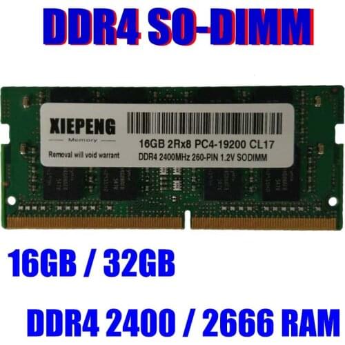 For Mac mini MRTT2LL MRTR2LL /A A1993 EMC 3213 Macmini8,1 Laptop RAM 32GB DDR4 2666v PC4-21300 SO-DIMM 16GB 2666MHz PC4-21300